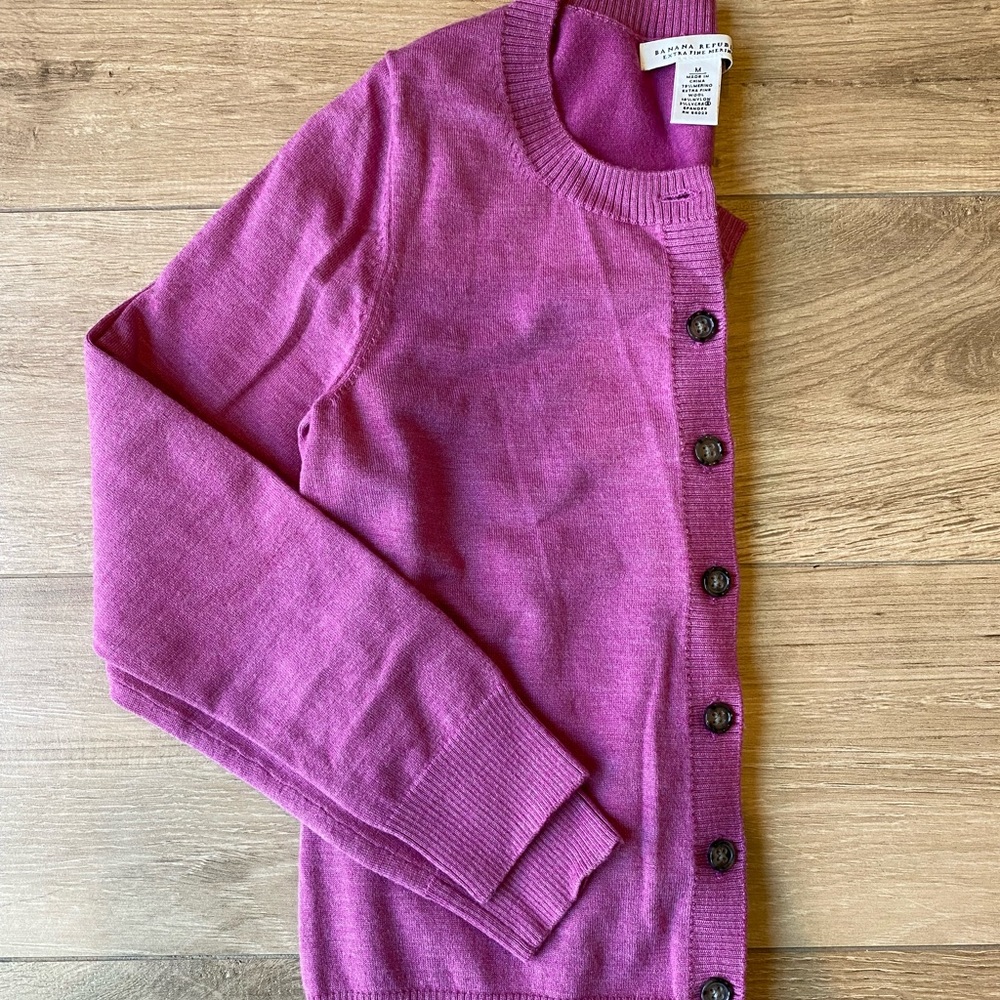 Banana Republic Merino Wool Cardigan Sweater